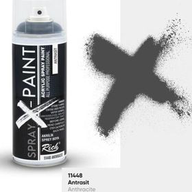 Rich Spray X-Paint 400 ml Antrasit Akrilik Sprey Boya