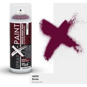 Rich Spray X-Paint 400 ml Bordo Akrilik Sprey Boya