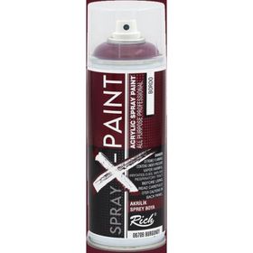 Rich Spray X-Paint 400 ml Bordo Akrilik Sprey Boya