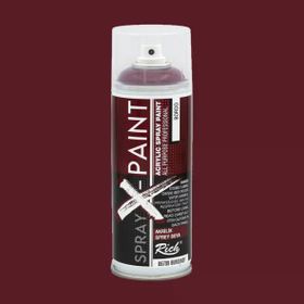Rich Spray X-Paint 400 ml Bordo Akrilik Sprey Boya