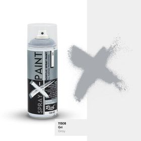 Rich Spray X-Paint 400 ml Gri Akrilik Sprey Boya