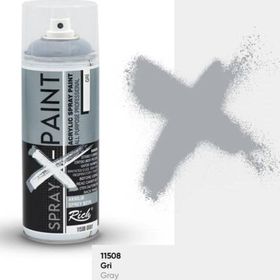 Rich Spray X-Paint 400 ml Gri Akrilik Sprey Boya