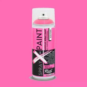 Rich Spray X-Paint 400 ml Neon Pembe Akrilik Sprey Boya