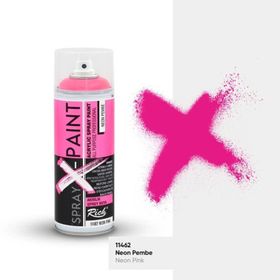 Rich Spray X-Paint 400 ml Neon Pembe Akrilik Sprey Boya