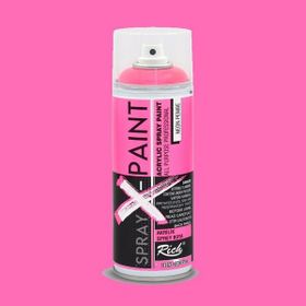 Rich Spray X-Paint 400 ml Neon Pembe Akrilik Sprey Boya