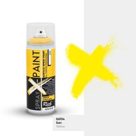 Rich Spray X-Paint 400 ml Sarı Akrilik Sprey Boya