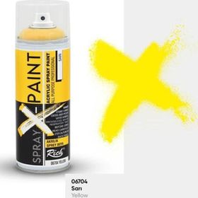 Rich Spray X-Paint 400 ml Sarı Akrilik Sprey Boya