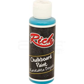 Rich Su Bazlı 120 ml 1640 Turkuaz Kara Tahta Boyası