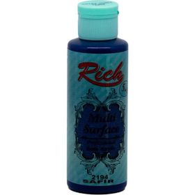 Rich Surface 2196 Mavi 120 ml Akrilik Boya