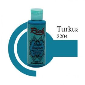 Rich Surface 2204 Turkuaz 120 ml Akrilik Boya