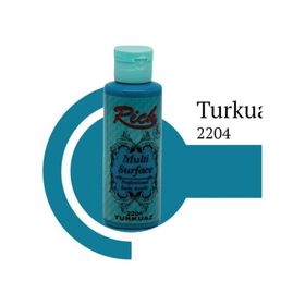 Rich Surface 2204 Turkuaz 120 ml Akrilik Boya