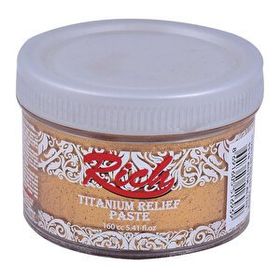 Rich Titanyum 160 cc Antik Altın Rölyef Pasta