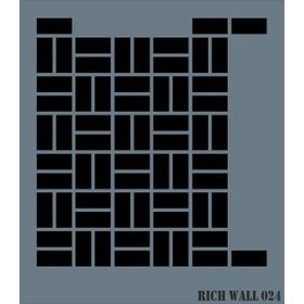 Rich WALL-024 50x70 cm Duvar Stencil Boyama Şablonu