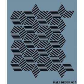 Rich WALL-025 50x70 cm Duvar Stencil Boyama Şablonu