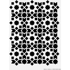 Rich WALL-029 50x70 cm Duvar Stencil Boyama Şablonu