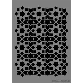 Rich WALL-029 50x70 cm Duvar Stencil Boyama Şablonu