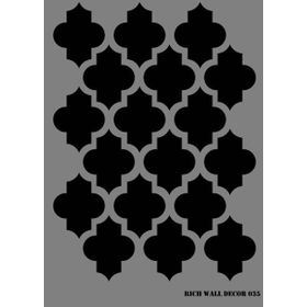 Rich WALL-035 50x70 cm Duvar Stencil Boyama Şablonu