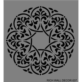 Rich WALL-037 50x70 cm Duvar Stencil Boyama Şablonu