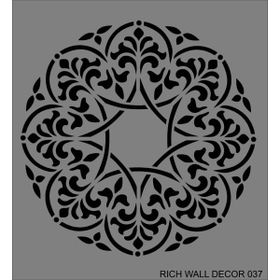 Rich WALL-037 50x70 cm Duvar Stencil Boyama Şablonu