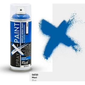 Rich X-Paint Mavi 400 ML Akrilik Sprey Boya