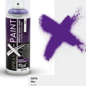 Rich X-Paint Mor 400 ML Akrilik Sprey Boya