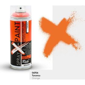 Rich X-Paint Turuncu 400 ML Akrilik Sprey Boya