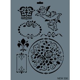 Rich XL330 35x25 cm Stencil