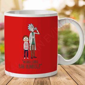 Rick And Morty Wubba Lubba Kupa Bardak
