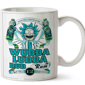 Rick And Morty Wubba Lubba Kupa Bardak