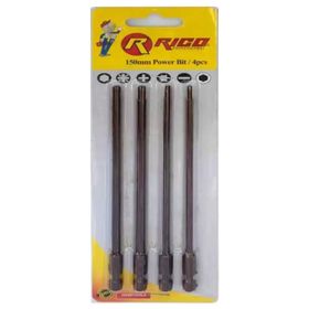 Rico 005-KK1123 150 mm 4 Parça Torx Bits Uç Seti Takımı