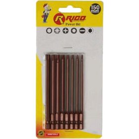 Rico 005-KK1124 150 mm 8 Parça Kaplamalı Torx Bits Seti