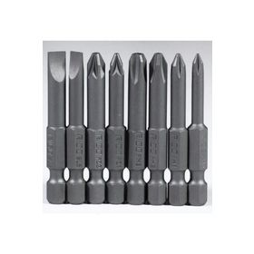 Rico 005-KK1130 PH+PZ+SL 8 Parça 50 mm Yıldız Düz Bits Uç Seti