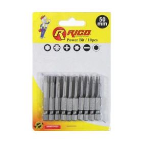 Rico 005-KK1131 50 mm 10 Parça Torx Bits Uç Seti