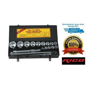 Rico 006-RC1021 3/4 6 Köşe 19 Parca Ağır Lokma Takımı