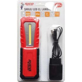 Rico 013-RC0038 420 Lümen Şarjlı Led El Lambası