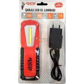 Rico 013-RC0038 420 Lümen Şarjlı Led El Lambası