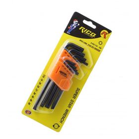Rico 013-RC0207 - 9 Parça Torx Uzun Allen Anahtar Takımı