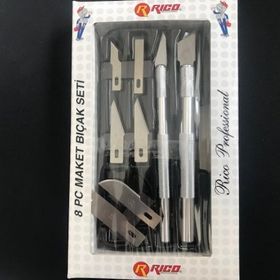 Rıco 019-Kk7001 8 Parça Maket Bıçak Seti