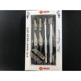 Rıco 019-Kk7001 8 Parça Maket Bıçak Seti