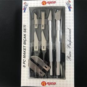 Rıco 019-Kk7001 8 Parça Maket Bıçak Seti