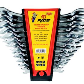 Rico 020-RC8012 - 12 Parça İki Ağızlı Kısa Anahtar Seti