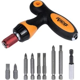 Rico 024-bb1017 1/4 T Cırcırlı Tornavida Bits Set 10 Parça Hobi Tamir Seti