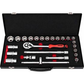 Rico 1/2 25 Parça Vidalı Tip Altı Köşe Lokma Takımı