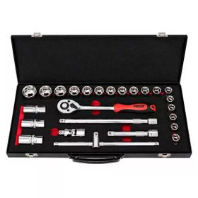 Rico 1/2 25 Parça Vidalı Tip Altı Köşe Lokma Takımı