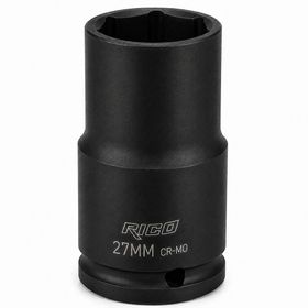 Rico 1/2 27 mm Altı Köşe Havalı Derin Lokma