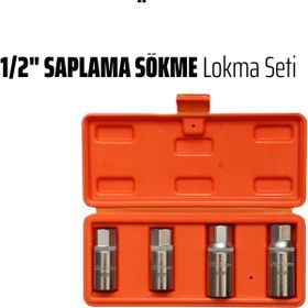 Rico 1/2 4 Parça Saplama Sökme Lokması Takımı
