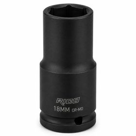 Rico 1/2 inç 6 Köşe 18 mm Uzun Derin Havalı Lokma