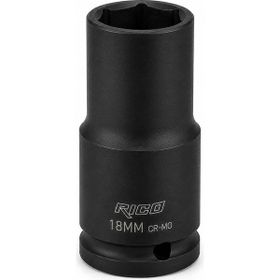 Rico 1/2 inç 6 Köşe 18 mm Uzun Derin Havalı Lokma