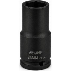 Rico 1/2 inç 6 Köşe 24 mm Uzun Derin Havalı Lokma