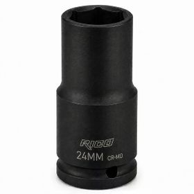 Rico 1/2 inç 6 Köşe 24 mm Uzun Derin Havalı Lokma